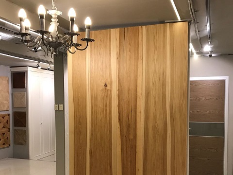 Магазин Select Store, стеновые панели из Хиори и Королевского дерева
